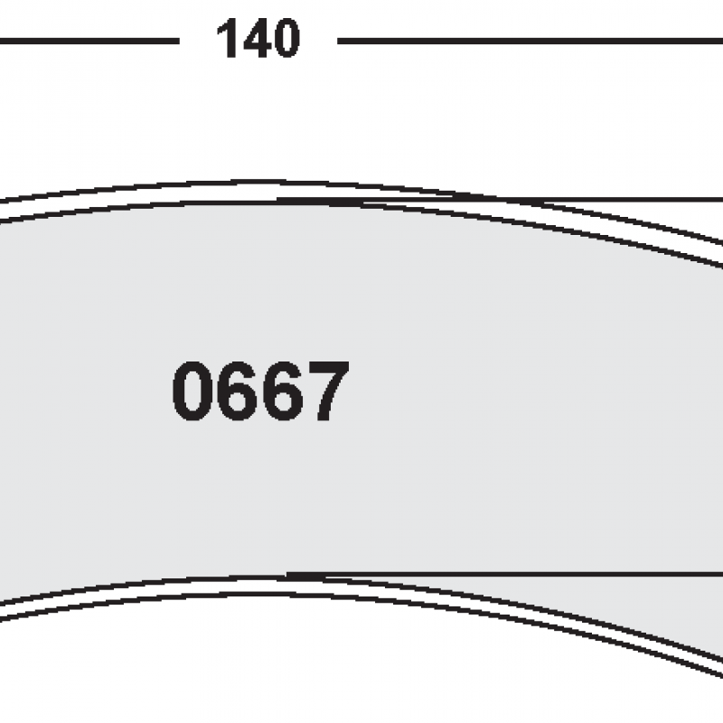 Street brake pads - Ford
Mercuryrear pad